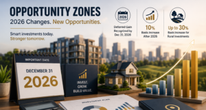 Opportunity Zones are changing in 2026. Understand key tax changes, new investment opportunities, and planning considerations before 2027.